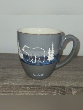 Cape Shore Nashville Coffee Tea Mug Cup with Bear SEE PICTURES.